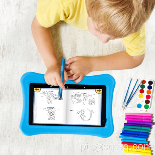 Tablet educacional de 7 polegadas para criança